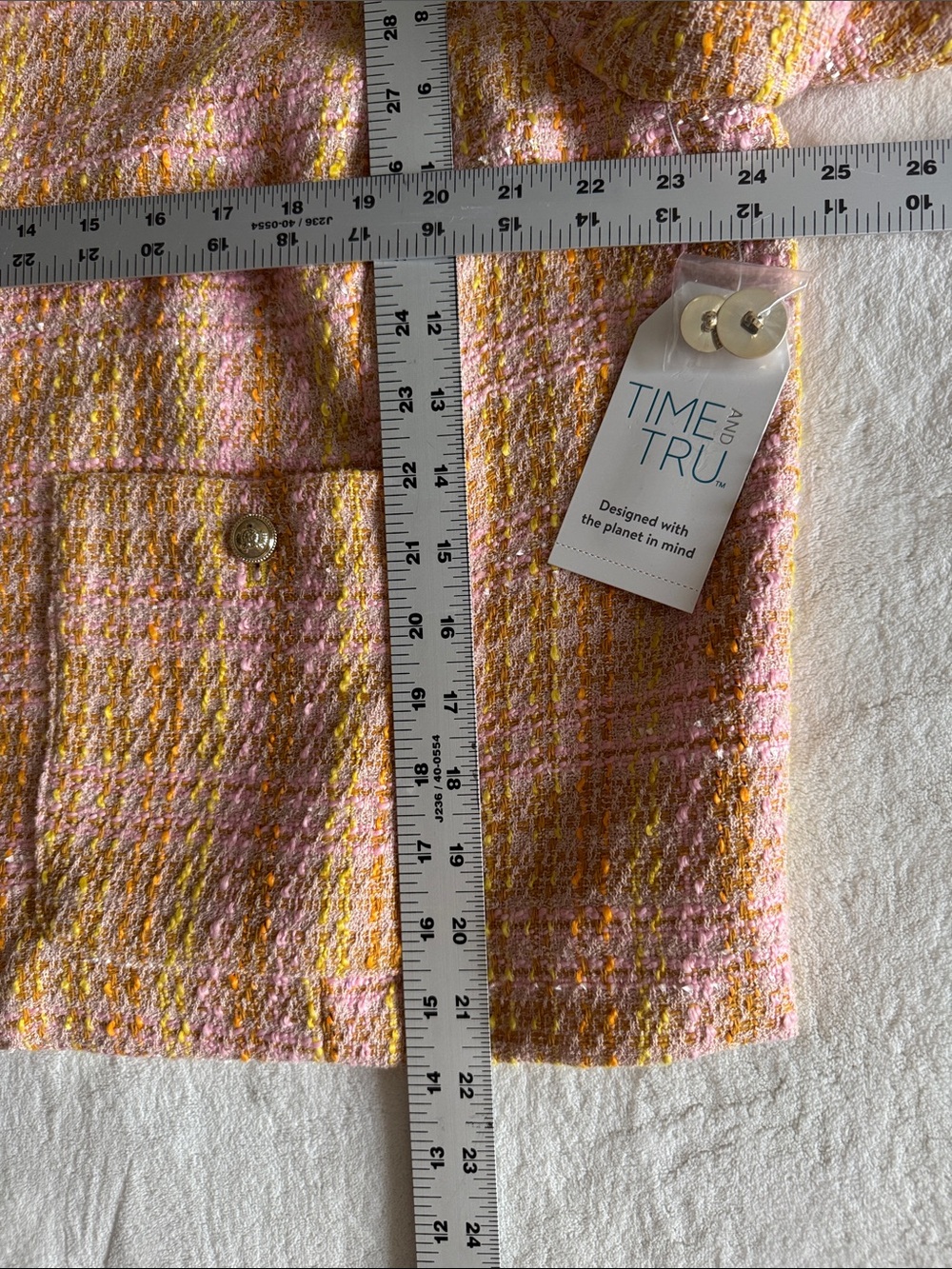 Time and Tru Women's Tweed Ladylike
Blazer Jacket, size XXL - Picture 11 of 13